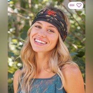 Natural Life Floral Boho Bandeau Headband